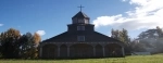 Ichuac Church Chiloe.  Chiloe - CHILE