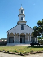 Dalcahue Church, Guide the churches of Chiloe in Chile.  Chiloe - CHILE