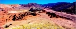 The Rainbow Valley is 90 km from San Pedro de Atacama, its name is due to the tonalities of the surrounding hills.  San Pedro de Atacama - CHILE