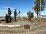 Monument to the German settlers.  Puerto Montt - CHILE