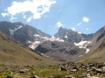 El Morado Natural Monument, Glacier in Santiago, Chile.  Santiago - CHILE