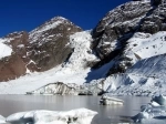 El Morado Natural Monument, Glacier in Santiago, Chile.  Santiago - CHILE