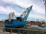 Crane 82 in the Port of San Antonio. Chile.  San Antonio - CHILE