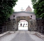 The Akershus Fortress is strategically located next to the Oslo Fjord..   - NORWAY