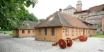 The Akershus Fortress is strategically located next to the Oslo Fjord..   - NORWAY