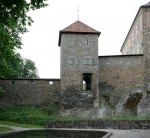 The Akershus Fortress is strategically located next to the Oslo Fjord..   - NORWAY