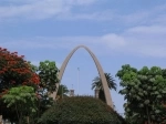 The parabolic arch is a monument located in the Civic Center of the city of Tacna, was inaugurated on August 28, 1959.  Tacna - PERU