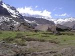 The Valley of the Sands is at the end of the Maipo caisson, very close to the border with Argentina. It is located at 2500 meters above sea level and is surrounded by mountains.  San Jose de Maipo - CHILE