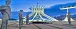 Brasilia Cathedral, Guide of Attractions of Brasilia. Brazil. what to see, what to do, information.  Brasilia - BRAZIL