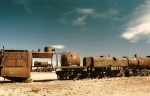 Uyuni Train Cemetery.  Uyuni - BOLIVIA