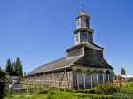 Nercón church in Chiloe.  Chiloe - CHILE