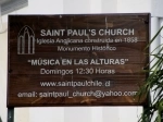 San Pablo Anglican Church in Valparaiso.  Valparaiso - CHILE