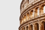 The Roman Colosseum, part of our guide to attractions in Italy.  Rome - ITALY