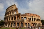 The Roman Colosseum, part of our guide to attractions in Italy.  Rome - ITALY