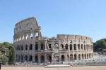 The Roman Colosseum, part of our guide to attractions in Italy.  Rome - ITALY