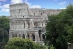 The Roman Colosseum, part of our guide to attractions in Italy.  Rome - ITALY