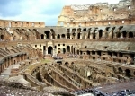 The Roman Colosseum, part of our guide to attractions in Italy.  Rome - ITALY