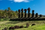 Anakena Beach, part of our Easter Island guide.  Isla de Pascua - CHILE