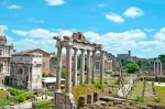 Roman Forum, Rome, Italy. Guide of attractions in Rome.  Rome - ITALY