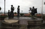 Monument to the German settlers.  Puerto Montt - CHILE