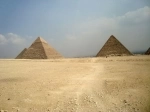 Pyramids of Giza, guide of attractions of Cairo, Egypt..  Cairo - Egypt