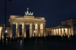 The Brandenburg Gate is the old entrance to Berlin and one of the main symbols of both the city and Germany..  Berlin - GERMANY