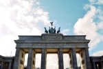 The Brandenburg Gate is the old entrance to Berlin and one of the main symbols of both the city and Germany..  Berlin - GERMANY