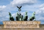 The Brandenburg Gate is the old entrance to Berlin and one of the main symbols of both the city and Germany..  Berlin - GERMANY