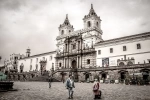 San Francisco Church, Quito.  Quito - ECUADOR