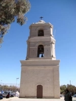 Church and Bell Tower Matilla, Pica.  Pica - CHILE