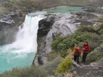 The Salto Grande is a waterfall on the Paine River, after Lake Nordenskjöld, inside the Torres del Paine National Park.  Torres del Paine - CHILE