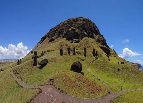 Rano Raraku Volcano, Isla de Pascua