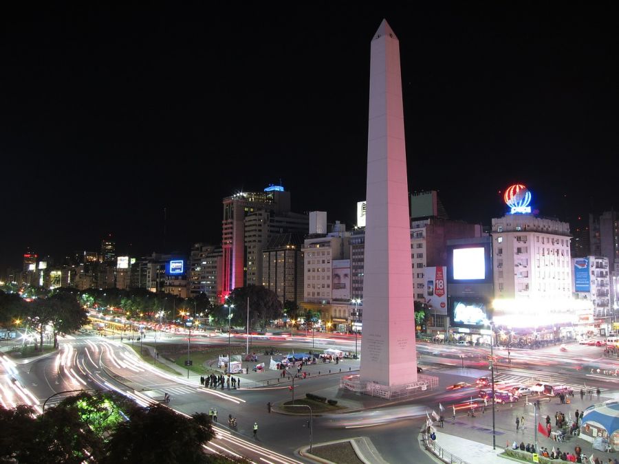 Obelisk (San Nicolas) Buenos Aires, ARGENTINA