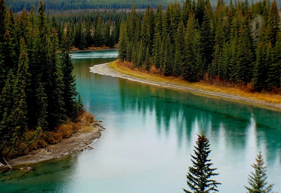 Banff National Park is the oldest national park in Canada, established in the Rocky Mountains in 1885. Calgary, CANADA