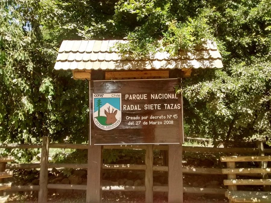 Radal Siete Tazas National Park Curico, CHILE