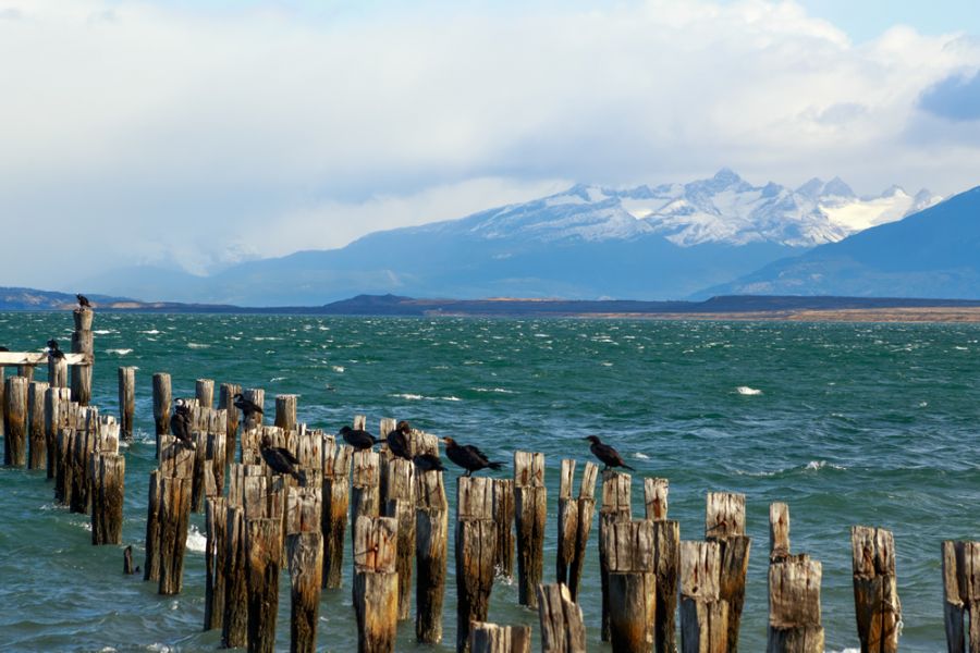 Braun and Blanchard pier Puerto Natales, CHILE