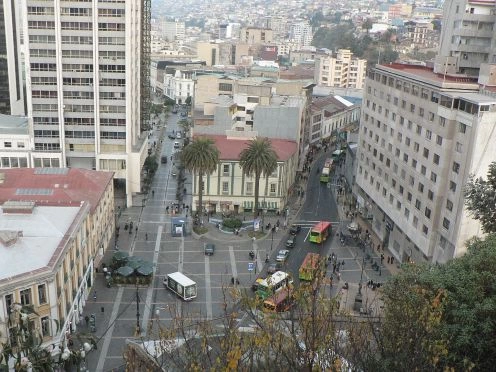 Anibal Pinto Square in Valparaiso, Valparaiso