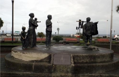 Monument to the German settlers, Puerto Montt
