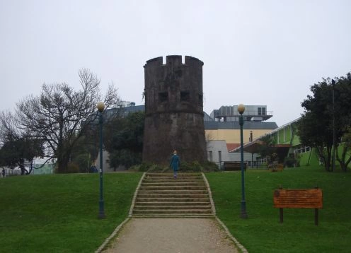 The towers Picarte and  Canelos in Valdivia, Valdivia