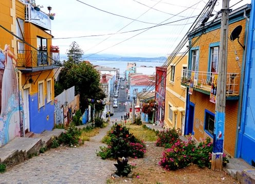 Alegre Hill in Valparaiso, Valparaiso