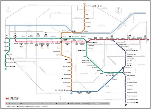 Subway of Santiago, Santiago