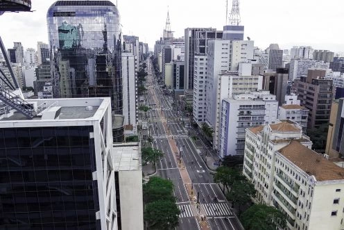 Paulista Avenue. Sao Paulo. Brasil. . Sao Paulo - BRAZIL