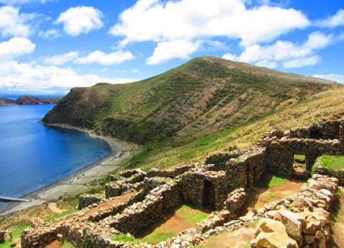 Full day trip to Isla del Sol on Copacabana beach from Puno. Puno, PERU
