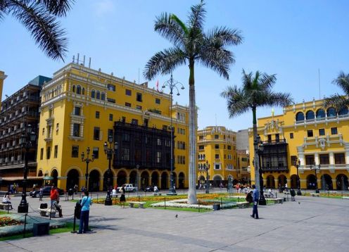Walking tour of the city of Lima. , PERU