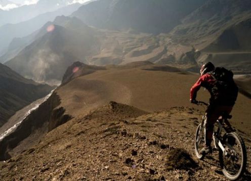 Full-day mountain bike adventure in the Andes. Mendoza, ARGENTINA