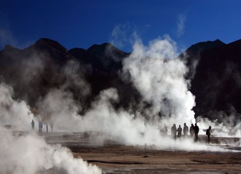 DEL TATIO GEYSERS / MACHUCA VILLAGE. , CHILE