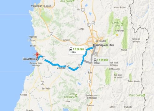 Transfer Santiago to San Antonio (Hotel or Port), 