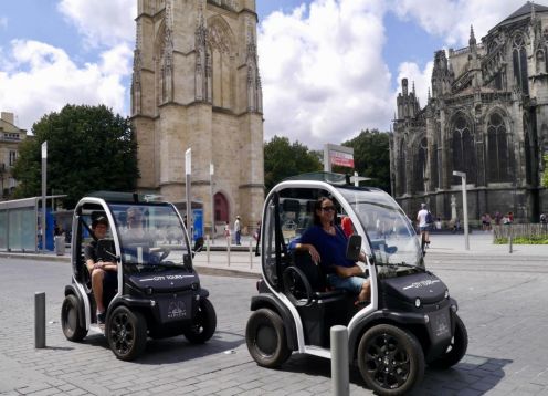 Bordeaux, obligatory visits in electric vehicle, 