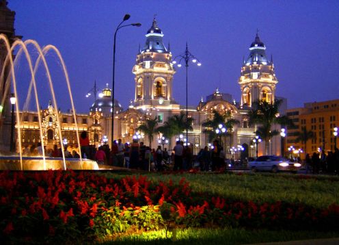 City Tour Lima at Night . , PERU