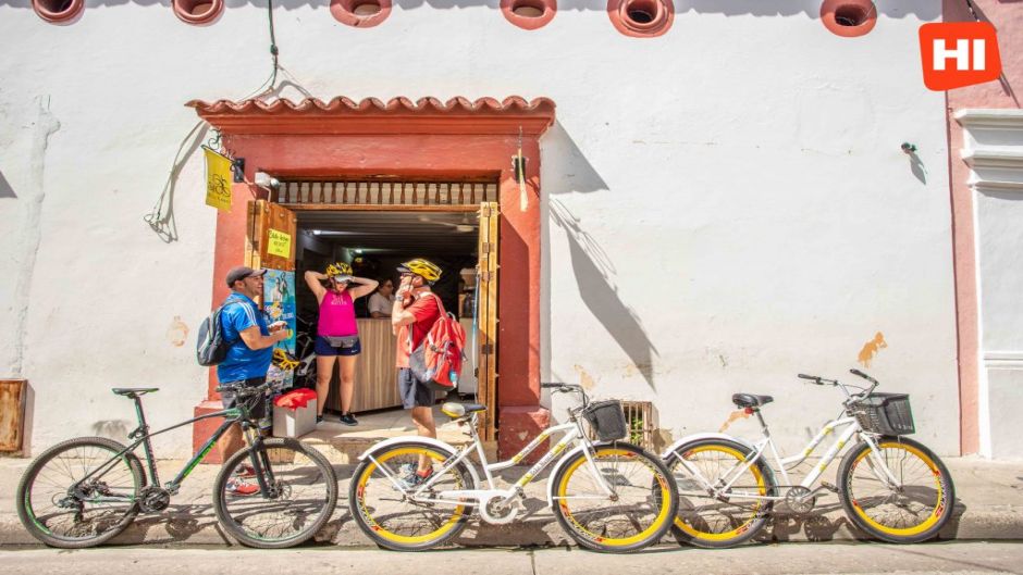 Historical City Tour by bicycle through Cartagena, Cartagena de Indias, COLOMBIA